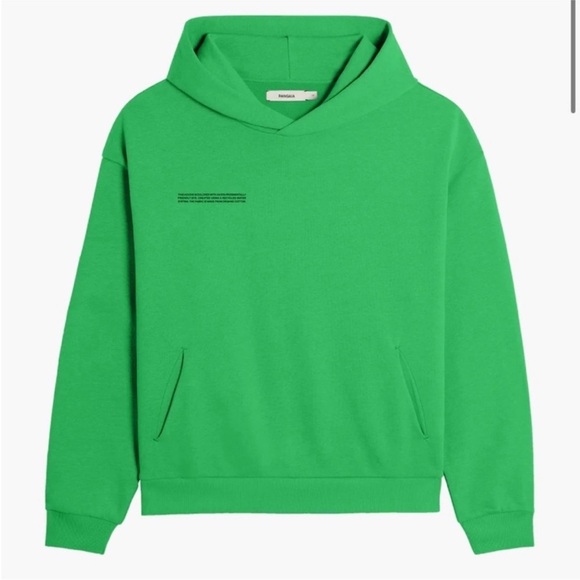 Pangaia 365 Heavy Weight Organic Cotton Hoodie in Green Size Extra Small - Picture 3 of 9